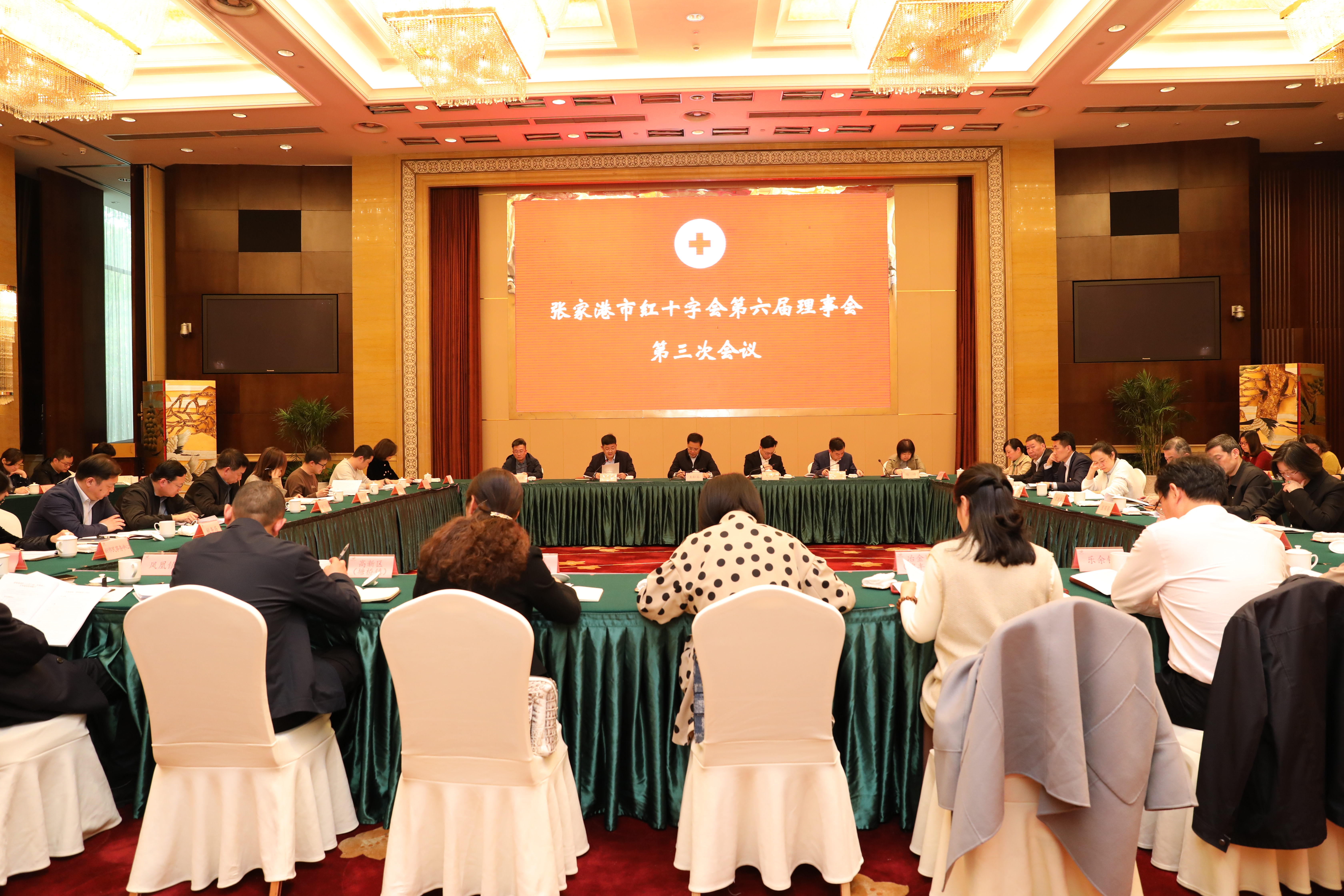 张家港市红十字会召开第六届理事会第三次会议